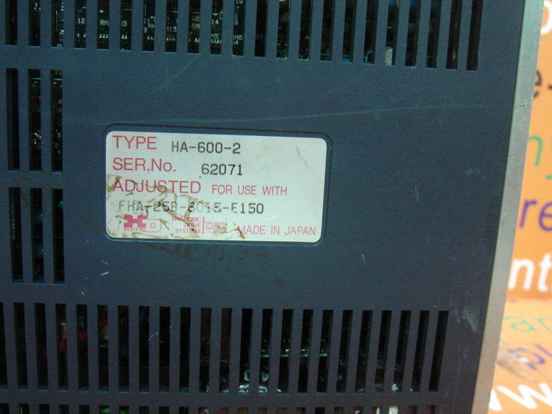 HARMONIC DRIVE HA-600-2/HA-600-2 - 裕益科技自動化設備可程式編碼器